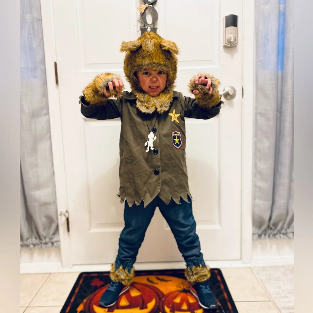 Pottery Barn Kids Werewolf Halloween costume - size 5/6 - Picture 7 of 7
